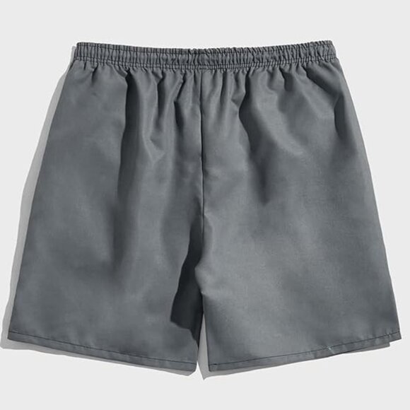 GORGLITTER Men's Graphic Print Workout Track Summer Shorts Size S - Picture 2 of 8